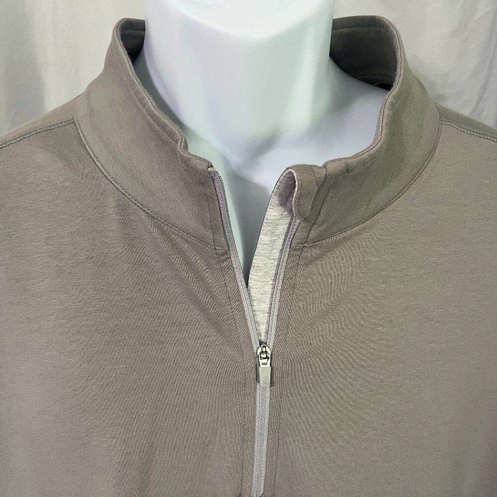 🌿 Tasc Men’s Gray Bamboo Blend 1/4 Zip Pullover Jacket XXL 2XL 🔥
